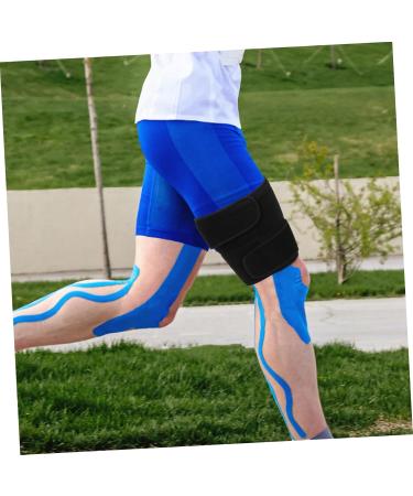 Thigh Leggings Knee Brace | Adjustable Thigh Wrap for Fitness Basketball & Groin Support - Buy Online on GoSupps.com