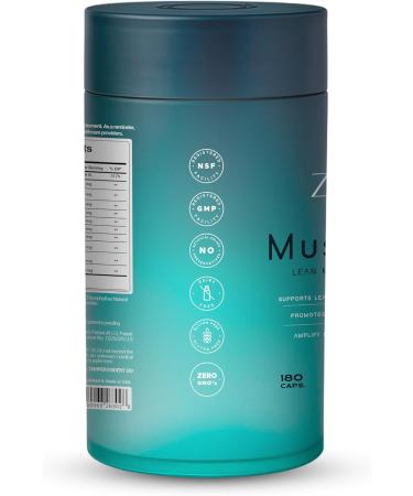 Zenos Health MuscleZen Muscle Builder for Men ATP Supplements for Strength Muscle Supplements for Super Recovery Clear Muscle Support for Lean Muscle Growth - Made in USA 180 Caps - Buy Online on GoSupps.com