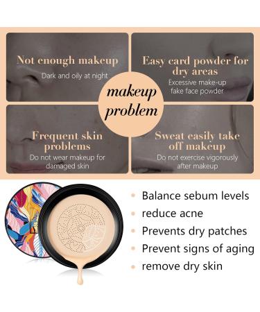 Air Cushion CC Cream Mushroom Head Mushroom Head Air Cushion CC Cream Moisturizing Concealer BB Cream Foundation Makeup Long-Lasting Matte Waterproof Moisturizing Concealer (Ivory White 1 Pcs) 1 g (Pack of 1) Ivory White - Buy Online on GoSupps.com