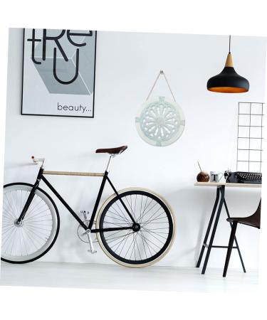 WHAMVOX Pattern Disc vintage signs vintage decor Metal Wall Art Decor Round Wall Ornament pendant manual 20x20cm Grey - Buy Online on GoSupps.com