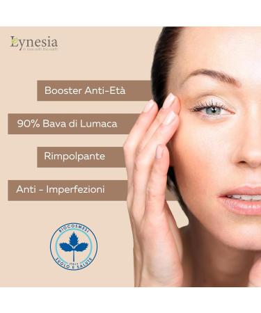  Lynesia Viso Bava de Lumaca Pura Serum 90% Organic Hyaluronic Acid L'Unico Fully Organic Certified - Anti-Wrinkle Regenerating and Moisturing Men and Women Made in Italy 30 ml - Buy Online on GoSupps.com