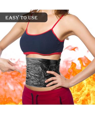 60m Black Osmotic Plastic Body Wrap for Workout and Cellulite Reduction - Thermal Film Cellulite Power Wrap (1 Roll) - Buy Online on GoSupps.com