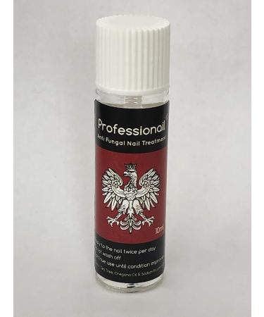 PROFESSIONAIL Anti Fungal Nail Treatment - 10ml - Stop Toenail & Fingernail Infections - Max Strength Fungus Remover - Discolouration Brittle Cream Cracked Nails- Extra Strength That Works! - Buy Online on GoSupps.com