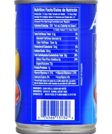 Ance Guava Shells in Heavy Syrup 17oz - Pack of 24 | Delightful tropical treat - Buy Online on GoSupps.com