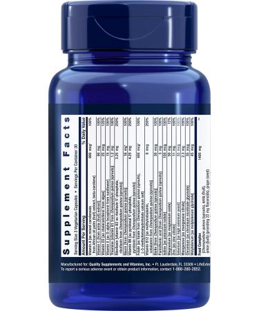 Life Extension Plant-Based Multivitamin - 90 Vegetarian Capsules for Optimal Health - Buy Online on GoSupps.com