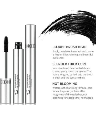 Fiber Lash Mascara Luxuriously Longer Thicker Eyelashes Long Lasting Dramatic Extension Stain Proof Weak Allergy Formula Beauty Trends (Black One Size) 7 ml (Pack of 1) Black - Buy Online on GoSupps.com