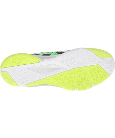 ASICS Men's GEL-Cyber Sensei Volleyball Shoe 6.5 - Black/White/Green Gecko - Buy Online on GoSupps.com