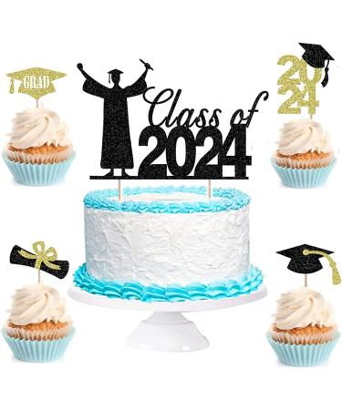 Cupcake Toppers Graduation Cake Topper 10PCS Paper College Graduation Decorations Class of 2024 Cupcake Picks Reusable 2024 Graduation Party Decorations for Photo Prop Style 1 - Buy Online on GoSupps.com