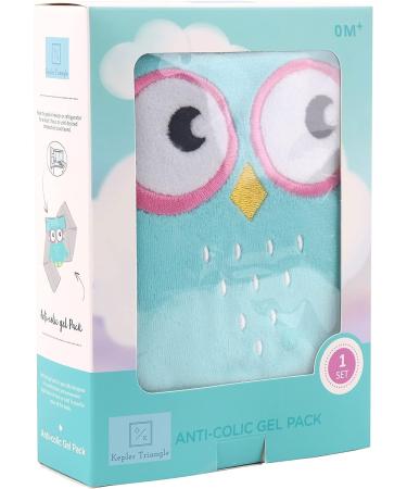 Colic Calm Baby Belly Band- Gas & Colic Relief for Babies | Heating & Cooling | Fussy Infant Belt - Blue Owl Design - Buy Online on GoSupps.com