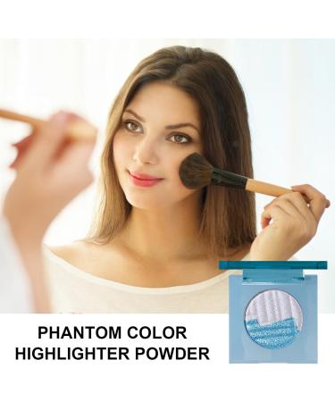 Highlighter Makeup Palette - Makeup Glitter Highlighters in Phantom Color | Delicate 2-Color Brightening and Long-Lasting Effect for Nose Bridge Eye Makeup Cheekbones Hersil S30 - Buy Online on GoSupps.com
