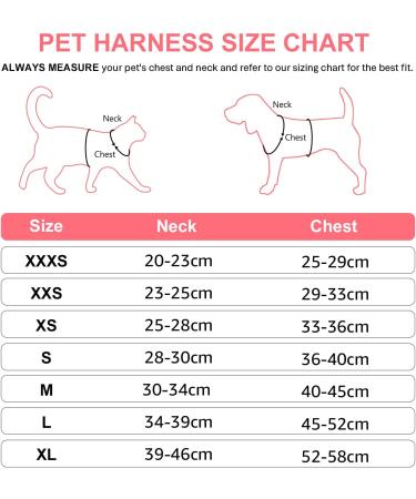 Joyal Dog Harness for Small Dogs - Reflective Soft Padded Air-Mesh Breast Dishes for Puppies | Pink S (38-42cm) - Buy Online on GoSupps.com