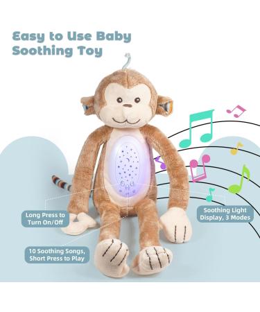 PENGBU RC Baby Sleep Aid | Music Box with Cry Sensor | Starry Sky Light & Sound Toy for Baby | Perfect for Stroller & Cot - Buy Online on GoSupps.com