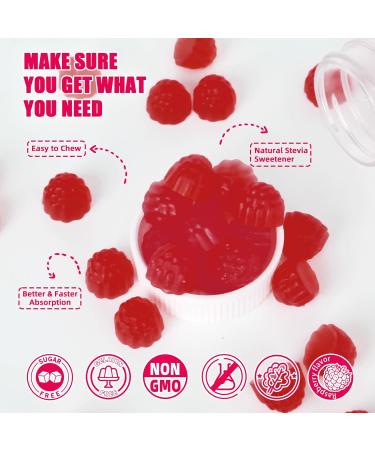 Beet Root Gummies - Beets Chewables for Heart & Circulation Support Nitric Oxide Energy Boost Sugar Free Beet Gummies Supplement for Blood Pressure with Vitamin C D B12 Grapeseed Coenzyme Q10 60ct - Buy Online on GoSupps.com