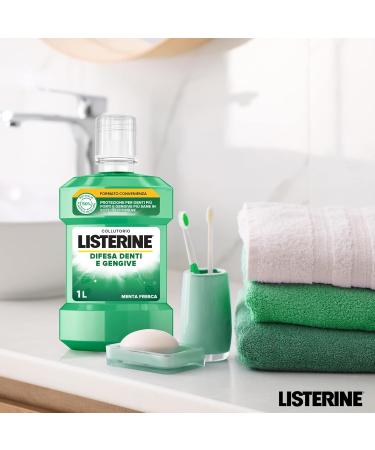 Buy Listerine Mouthwash 2L - Fresh Mint Flavor Fluoride Protection for Teeth & Gums | Strong Oral Hygiene Solution - Buy Online on GoSupps.com