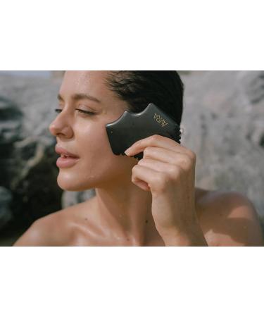 Avra Bian Stone Gua Sha Facial Sculpting Tool Massager for Skin Tightening Anti Aging - Buy Online on GoSupps.com