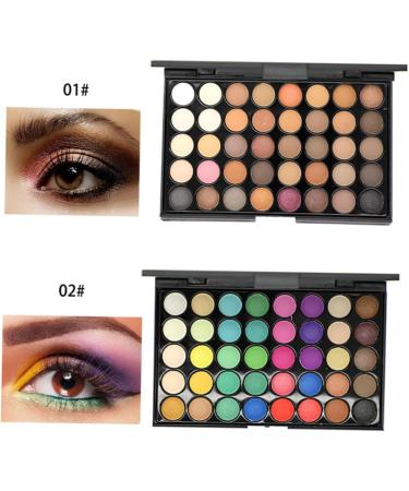 Beavorty 40 Cosmetic Pearly Makeup Lustre Shadow Eyeshadow Eye for Matte Multicolor Ladies Colors Smoky - Buy Online on GoSupps.com