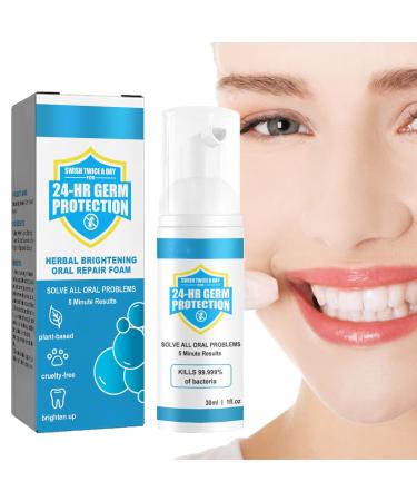 Herbal Brightening Oral Repair Foam,Herbal Super Whitening Teeth,Teeth Whitening Foam Mousse,Jorondy Teeth Mouthwash,Teeth Whitening Foam,Teeth Whitening Mouthwash