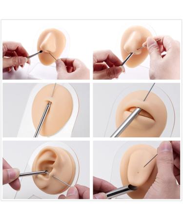 JIESIBAO 4G Piercing Receiving Tube - 5MM Surgical Stainless Steel Needles for Ear Nose & Septum Piercing - Premium Quality Supplies - Buy Online on GoSupps.com