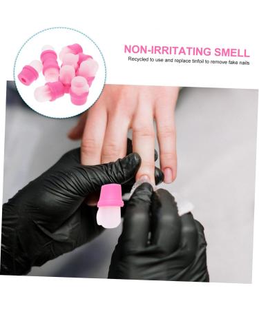 Lot de 20 Couvre-ongles Rose Petite Taille pour Dissolvant de Vernis Ongles Protection Douce et Pratique pour Manucure et Retrait Ongles Accessoires pour Usage Professionnel - Buy Online on GoSupps.com
