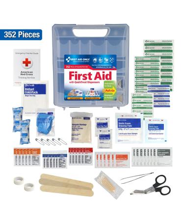 First Aid Only QuickTreat Dispenser 352 Piece First Aid Kit - Essential Emergency Supplies - Buy Online on GoSupps.com