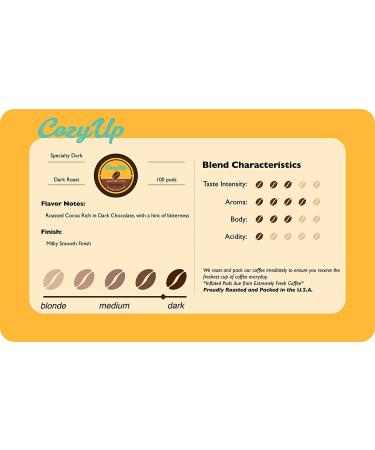 CozyUp Dark Roast Single-Serve Coffee Pods for Keurig K-Cup Brewers - 100 Count - Buy Online on GoSupps.com