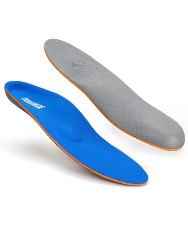 Full Length Metatarsal Arch Support Insoles for Flat Feet & Plantar Fasciitis - UK-10 (Size 11.42 Blue) - Buy Online on GoSupps.com