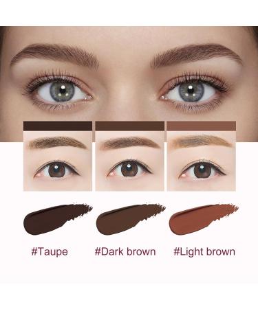 4D Laminated Eyebrow Cream & Brush Kit | Multi-Function Home Grooming for Perfect Eyebrows - Dark Brown - Buy Online on GoSupps.com