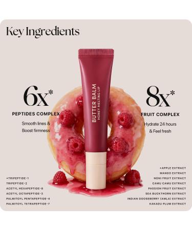 Nature Republic Honey Melting Lip Butter Balm Moisturizing Tinted Plumping Lip Balm with Peptides, for Sheer & Glossy, Fuller-Looking Lips (RASPBERRY GLAZE) - Buy Online on GoSupps.com