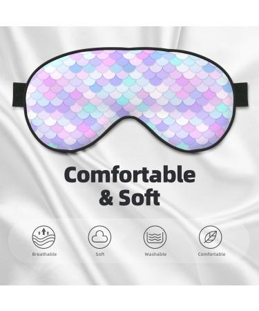 Rainbow Scales Sleep Mask | Adjustable Double-Sided Eye Cover | Soft Sleeping Eye Shades for Perfect Shading & Reduced Eye Edema - International Shipping Available - Buy Online on GoSupps.com
