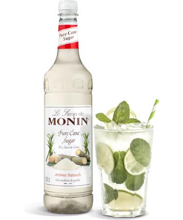 MONIN Cane Sugar Syrup for Cocktail Lemonade and Soda - Natural Flavors - 1L - Buy Online on GoSupps.com