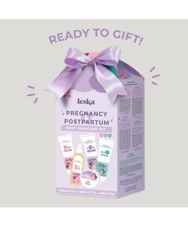 Leska Maternity Gift Set | Belly Lotion Belly Oil Stretch Mark Defense Cream & Belly Butter Toning Gel | All-Stages Skincare for Pregnancy & Postpartum | New Mom Gifts (Set of 5 4-4.93oz each) - Buy Online on GoSupps.com