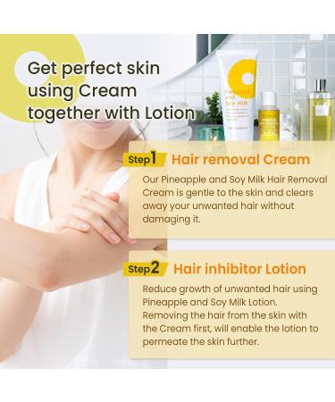 Premium Hair Removal Cream & Inhibitor Lotion for Sensitive Skin | Made in Japan | Worldwide Shipping - Buy Online on GoSupps.com