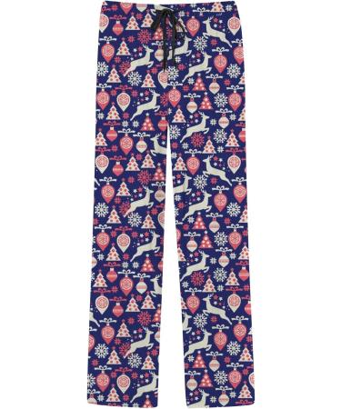 Men's Christmas Jogging Pants - Elastic Waistband Leisure Pants with Drawstring & Pockets - Stretchy Pajama Pants Marine-7 L - Buy Online on GoSupps.com