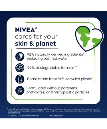 Nivea Men Cool Body Wash Icy Menthol and Yuzu Scent 3-in-1 Men's Body Wash Face and Hair Paraben Free pH-Skin Friendly 16.9 Fl Oz Bottle 16.9 Fl Oz (Pack of 1) - Buy Online on GoSupps.com