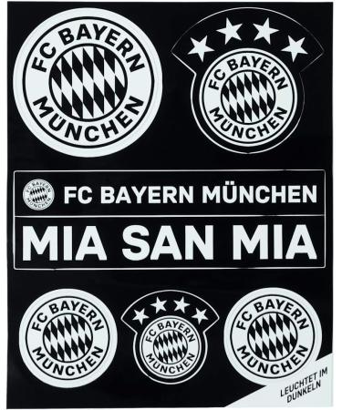 FC Bayern Munich Illuminated Sticker Set - MIA SAN MIA | International Shipping Available - Buy Online on GoSupps.com