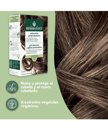 Herbatint Herbatint 7D Golden Blonde Permanent Hair Gel 170 ml ammonia-free optimal gray coverage with 8 organic extracts for long-lasting and soft color - Buy Online on GoSupps.com