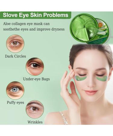 Patch Yeux Anti Cernes 60 Pi ces Patchs pour les Yeux Aloe Vera Anti Poche Sous les Yeux Patch Anti Cernes Homme Hommes ou femmes Masque Yeux R utilisable Hydratant et Lissant - Buy Online on GoSupps.com