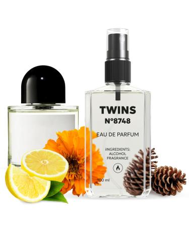 TWINS Impression of Bal D Afrique | Unisex Perfume for Women and Men Eau de Parfum | No.8748 | 3.4 Fl Oz / 100 ml Byredo Bal D Afrique Impression