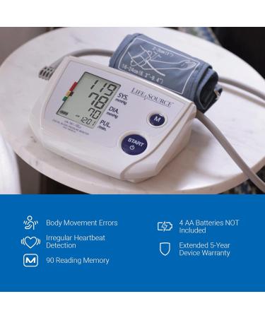 A&D Medical Premium Small Cuff Upper Arm Blood Pressure Monitor | Irregular Heartbeat Detection | Easy Read LCD | Home BP Monitor (16-24 cm - Buy Online on GoSupps.com