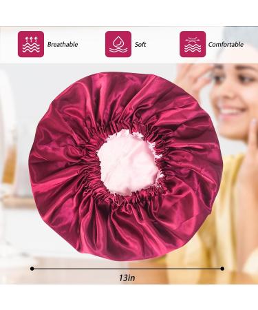 Satin Silk Bonnet for Sleeping | Women's Silk Bonnet for Natural Hair - Luxurious Sleep & Hair Care - Buy Online on GoSupps.com