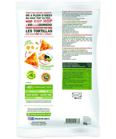 N / A! NATURE ADDICTS Tortillas Pop Sweet Chilli Puffed Corn/Vegetables 80 g - Buy Online on GoSupps.com