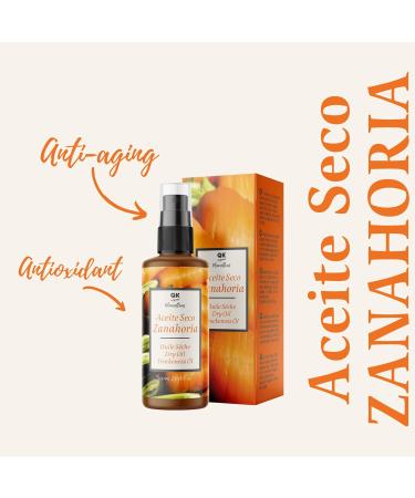 QKnatur - Carrot Dry Oil -100 ml. Fast Absorption. Natural solar tanner Moisturizes Rejuvenates and gives luminosity to the skin - Repairs hair - Buy Online on GoSupps.com