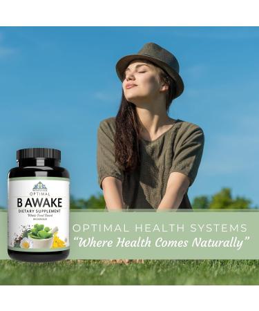 Optimal Health Systems B Awake | Super B Vitamin/Energy Blend & Whole Foods + Enzymes & Probiotics for Absorption | 90 Capsules - Buy Online on GoSupps.com