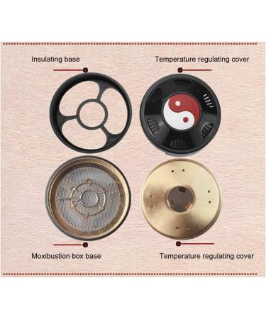 GOTOTOP Copper Moxibustion Box - Smokeless Moxa Jar for Muscle Stiffness Tendonitis & Arthritis Relief - International Shipping Available - Buy Online on GoSupps.com