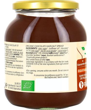 Jardin BiO tic Chocolate Hazelnut Spread 750 g - Buy Online on GoSupps.com
