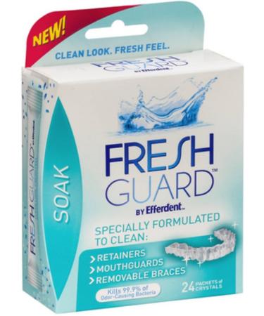 Efferdent Guard Crystals Size 24ct Efferdent Guard Crystals Fresh 24ct 24 Count (Pack of 1)