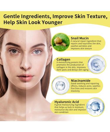 Collagen Skincare Set For Teen Girl Anti Wrinkle & Repair Face Skin Care Gift Set With Face Wash Toner Serum Face Cream Eye Cream 5PCS Peptides Facial Kit Travel Size For Women. - Buy Online on GoSupps.com