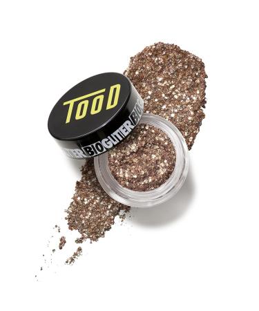 TooD - BioGlitter Multidimensional Face Sparkle | Vegan  Planet-Safe  Clean Makeup (Jasper  0.12 oz | 3.4 g)