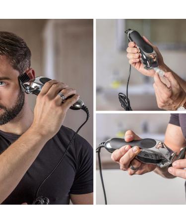 Wahl Chrome Pro Head Shaver Corded Clippers - Men's Balding Shaver for DIY Haircuts | Mains Powered Hair Clippers for Home Haircutting - Buy Online on GoSupps.com