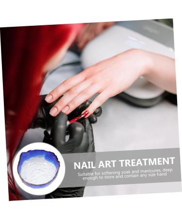 Beatifufu Manicure Hand Soak Bowl Glass Manicure Bowl Nail Removal Bowls Manicure Wash Bowls Nail Color Removing Bowl Manicure Supplies Manicure Soaking Bowl Nail Salon Supplies - Buy Online on GoSupps.com